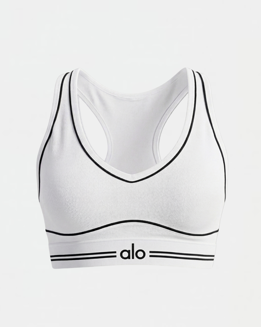Sports Bra Airbrush White